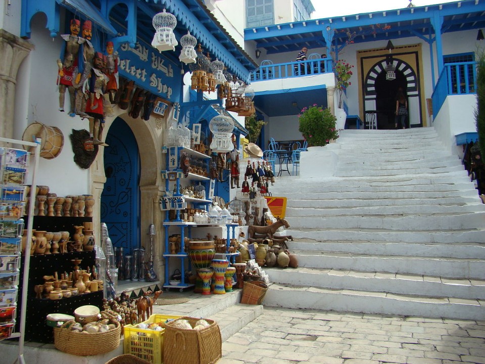 Sidi Bou Said après l'attentat du Bardo